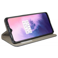 cofi1453® Buch Tasche "Smart" kompatibel mit OnePlus 7 Pro Handy Hülle Etui Brieftasche Schutzhülle mit Standfunktion, Kartenfach Schwarz