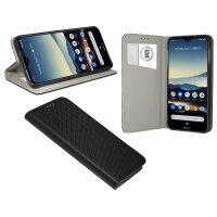 cofi1453® Buch Tasche "Smart" kompatibel mit NOKIA 7.2 Handy Hülle Etui Brieftasche Schutzhülle mit Standfunktion, Kartenfach