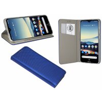 cofi1453® Buch Tasche "Smart" kompatibel mit NOKIA 7.2 Handy Hülle Etui Brieftasche Schutzhülle mit Standfunktion, Kartenfach