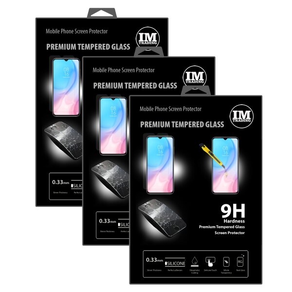 cofi1453 3X Panzer Schutz Glas 9H Tempered Glass Display Schutz Folie Display Glas Screen Protector kompatibel mit XIAOMI MI 9 LITE