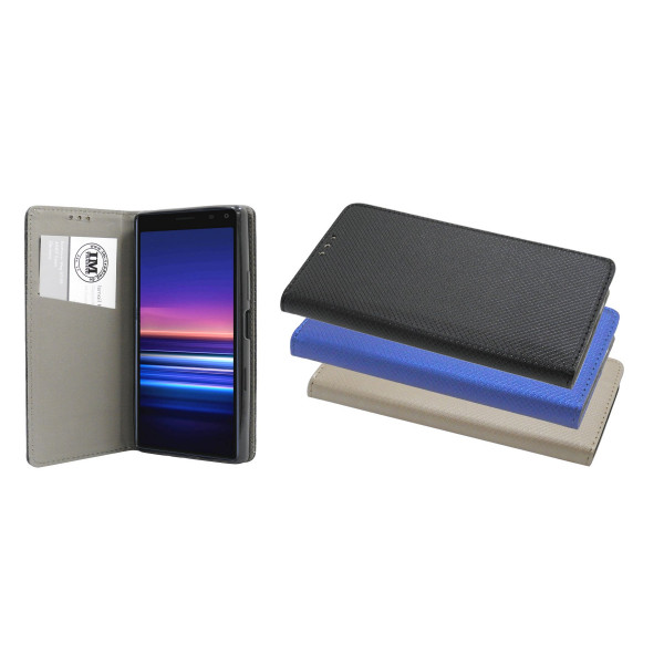 cofi1453® Buch Tasche "Smart" kompatibel mit SONY XPERIA 20 Handy Hülle Etui Brieftasche Schutzhülle mit Standfunktion, Kartenfach