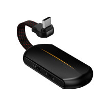 Baseus GAMO L49 Adapter RGB Controller Gamepad mit USB TYP-C - 2x USB-C + AUX mini Jack 3.5mm kompatibel mit Smartphones