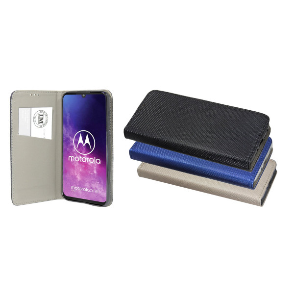 cofi1453® Buch Tasche "Smart" kompatibel mit MOTOROLA ONE ZOOM Handy Hülle Etui Brieftasche Schutzhülle mit Standfunktion, Kartenfach