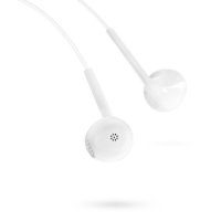 Huawei Earphones AM115 In-Ear Ohrhörer Fernbedienung Mikrofon 3,5 mm Anschluss Weiss