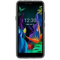 Silikon Hülle Bumper Carbon kompatibel mit LG K20...