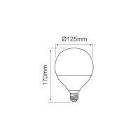 E27 30W LED Leuchtmittel sehr helle Lampe Warmweiß 3000K 2630 lm Leuchtmittel ersetzt 175W Glühbirne 360° Abstrahlwinkel