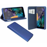 cofi1453® Buch Tasche "Smart" kompatibel mit LG K30 (2019) Handy Hülle Etui Brieftasche Schutzhülle mit Standfunktion, Kartenfach