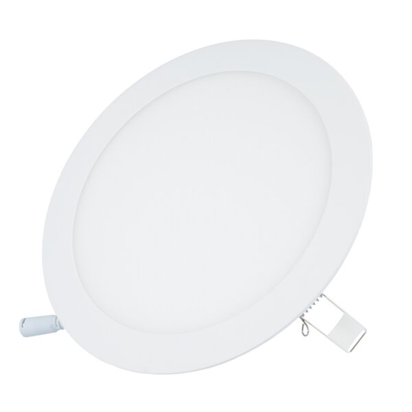 18W LED Panel Slim 17mm Warmweiß 1450 lm Ø225mm Einbaustrahler Spot Einbauleuchte Ø210mm Bohrloch Deckenleuchte Rund