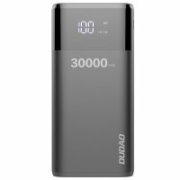 Powerbank 30000mAh Extrem Hohe Kapazität, Externer Akku mit 4 Output USB Schnellladung Max 4A , Akkupack mit LED Anzeige Externes Ladegerät kompatibel mit Handy, Tablet, Smartphone