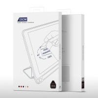 DUX DUCIS Buch Tasche Hartschale mit Smart Sleep Standfunktion kompatibel mit Apple iPad 10.2" ( 2019 ) Tablet Hülle Etui Brieftasche Schutzhülle Schwarz