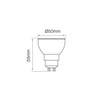 LED Leuchtmittel GU10 SMD 7W | 120° | 630 Lumen neutralweiß (4000 K)