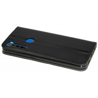 cofi1453®  Elegante Buch-Tasche Hülle Smart Magnet kompatibel mit XIAOMI REDMI NOTE 8T Leder Optik Wallet Book-Style Cover Schale in Schwarz
