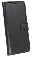 cofi1453® Buch Tasche "Fancy" kompatibel mit ZTE BLADE V10 VITA Handy Hülle Etui Brieftasche Schutzhülle mit Standfunktion, Kartenfach Schwarz