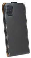 cofi1453® Flip Case kompatibel mit Samsung Galaxy A51 (A515F) Handy Tasche vertikal aufklappbar Schutzhülle Klapp Hülle Schwarz