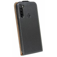 cofi1453® Flip Case kompatibel mit XIAOMI REDMI NOTE 8T Handy Tasche vertikal aufklappbar Schutzhülle Klapp Hülle Schwarz