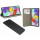 cofi1453 Buch Tasche "Smart" kompatibel mit SAMSUNG GALAXY A51 ( A515F ) Handy Hülle Etui Brieftasche Schutzhülle mit Standfunktion, Kartenfach Schwarz