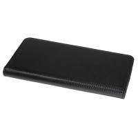 cofi1453® Buch Tasche "Smart" kompatibel mit LG W30 Handy Hülle Etui Brieftasche Schutzhülle mit Standfunktion, Kartenfach Schwarz