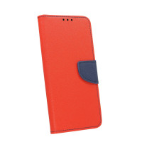 cofi1453® Buch Tasche "Fancy" kompatibel mit SAMSUNG GALAXY A51 (A515F) Handy Hülle Etui Brieftasche Schutzhülle mit Standfunktion, Kartenfach Rot-Blau