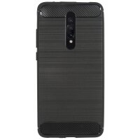 cofi1453® Silikon Hülle Carbon kompatibel mit Xiaomi Mi 9T / 9T Pro TPU Case Soft Handyhülle Cover Schutzhülle Schwarz