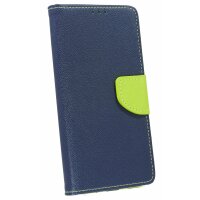 cofi1453® Buch Tasche "Fancy" kompatibel mit Honor 20 Handy Hülle Etui Brieftasche Schutzhülle mit Standfunktion, Kartenfach Blau-Grün