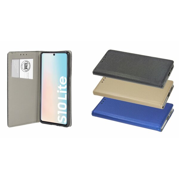 cofi1453 Buch Tasche "Smart" kompatibel mit SAMSUNG GALAXY S10 LITE ( G770F ) Handy Hülle Etui Brieftasche Schutzhülle mit Standfunktion, Kartenfach