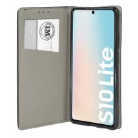 cofi1453 Buch Tasche "Smart" kompatibel mit SAMSUNG GALAXY S10 LITE ( G770F ) Handy Hülle Etui Brieftasche Schutzhülle mit Standfunktion, Kartenfach