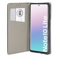 cofi1453 Buch Tasche "Smart" kompatibel mit SAMSUNG GALAXY NOTE 10 LITE ( N770F ) Handy Hülle Etui Brieftasche Schutzhülle mit Standfunktion, Kartenfach