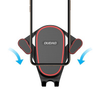 Dudao Gravity Car Mount 360 Grad Auto Halter Air Vent Mount Handy Halterung Ständer Lüftung kompatibel mit Smartphones schwarz