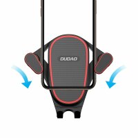 Dudao Gravity Car Mount 360 Grad Auto Halter Air Vent Mount Handy Halterung Ständer Lüftung kompatibel mit Smartphones schwarz