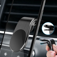 Sunix KFZ Magnet Lüftungsgitter Handy Halterung Lüftung Universal Magnetisch Auto Lüftungsschlitz Smartphone Halter in Schwarz