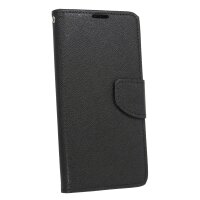 cofi1453® Buch Tasche "Fancy" kompatibel mit Huawei P40 Handy Hülle Etui Brieftasche Schutzhülle mit Standfunktion, Kartenfach Schwarz