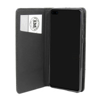 cofi1453® Buch Tasche "Smart" kompatibel mit Huawei P40 Handy Hülle Etui Brieftasche Schutzhülle mit Standfunktion, Kartenfach Schwarz
