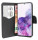 cofi1453® Buch Tasche "Fancy" kompatibel mit SAMSUNG GALAXY S20 (G980F) Handy Hülle Etui Brieftasche Schutzhülle mit Standfunktion, Kartenfach Schwarz