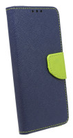 cofi1453® Buch Tasche "Fancy" kompatibel mit SAMSUNG GALAXY S20 (G980F) Handy Hülle Etui Brieftasche Schutzhülle mit Standfunktion, Kartenfach Blau-Grün