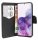 cofi1453® Buch Tasche "Fancy" kompatibel mit SAMSUNG GALAXY S20+ (G985F) Handy Hülle Etui Brieftasche Schutzhülle mit Standfunktion, Kartenfach Schwarz