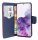 cofi1453® Buch Tasche "Fancy" kompatibel mit SAMSUNG GALAXY S20+ (G985F) Handy Hülle Etui Brieftasche Schutzhülle mit Standfunktion, Kartenfach Rot-Blau