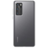 cofi1453® Silikon Hülle Basic kompatibel mit Huawei P40 Case TPU Soft Handy Cover Schutz Transparent