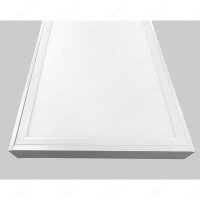 LED Panel Rahmen 120x30cm Aufputz Rahmen Deckenmontage Einbaurahmen Befestigung Aluminium Weiss