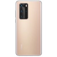 cofi1453® Silikon Hülle Basic kompatibel mit Huawei P40 Pro Case TPU Soft Handy Cover Schutz Transparent