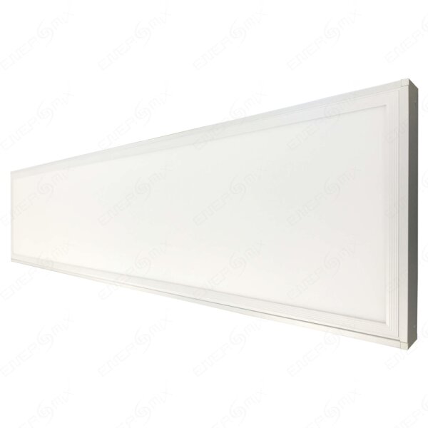 50W LED Panel 120x30cm 4000lm Aufputz Deckenleuchte Aufbau Deckenlampe Eckig Flach inkl. Trafo