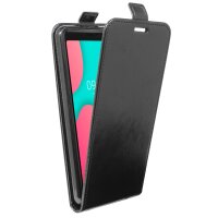 cofi1453® Flip Case kompatibel mit WIKO Y60 Handy Tasche vertikal aufklappbar Schutzhülle Klapp Hülle Schwarz