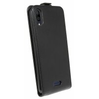 cofi1453® Flip Case kompatibel mit WIKO Y80 Handy Tasche vertikal aufklappbar Schutzhülle Klapp Hülle Schwarz