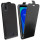 cofi1453® Flip Case kompatibel mit WIKO Y80 Handy Tasche vertikal aufklappbar Schutzhülle Klapp Hülle Schwarz