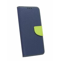 cofi1453® Buch Tasche "Fancy" kompatibel mit SAMSUNG GALAXY A71 (A715F) Handy Hülle Etui Brieftasche Schutzhülle mit Standfunktion, Kartenfach Blau-Grün