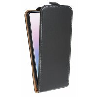 cofi1453® Flip Case kompatibel mit Samsung Galaxy Note 10 Lite (N770F) Handy Tasche vertikal aufklappbar Schutzhülle Klapp Hülle Schwarz