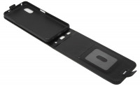 cofi1453® Flip Case kompatibel mit Samsung Galaxy A2 Core (A260G) Handy Tasche vertikal aufklappbar Schutzhülle Klapp Hülle Schwarz
