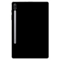 cofi1453® Silikon Hülle Bumper Schwarz kompatibel mit SAMSUNG GALAXY TAB S6 (T865/T860) Case TPU Soft Handyhülle Cover Schutzhülle