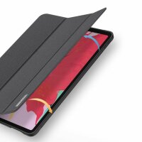 DUX DUCIS Buch Tasche Hartschale mit Smart Sleep Standfunktion kompatibel mit Apple iPad 10.2" ( 2019 ) Tablet Hülle Etui Brieftasche Schutzhülle Schwarz