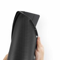 DUX DUCIS Buch Tasche Hartschale mit Smart Sleep Standfunktion kompatibel mit Apple iPad 10.2" ( 2019 ) Tablet Hülle Etui Brieftasche Schutzhülle Schwarz