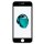 cofi1453 Premium Tempered SCHUTZGLAS 3D kompatibel mit iPhone SE 2020 Full Covered in Schwarz Panzer Hartglas Schutz Glas extrem Kratzfest Sicherheitsglas